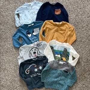 Zara Baby Kids Long Sleeve Tops Bundle Set